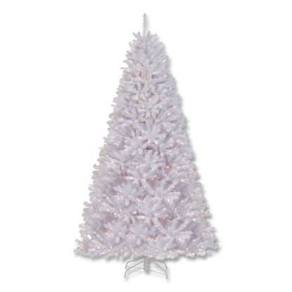 Pre-Lit North Valley Spruce White Tree, 65" x 65" x 108", White Tree, White Tree Stand1