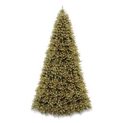 Pre-Lit Downswept Douglas Fir Tree, 92" x 92" x 144", Green Tree, Green Tree Stand1