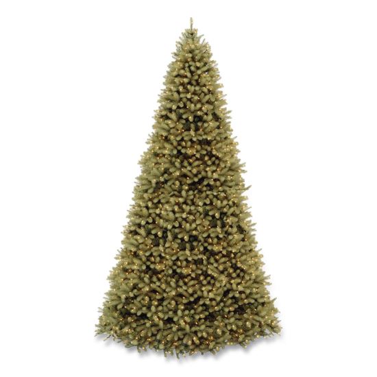 Pre-Lit Downswept Douglas Fir Tree, 92" x 92" x 144", Green Tree, Green Tree Stand1