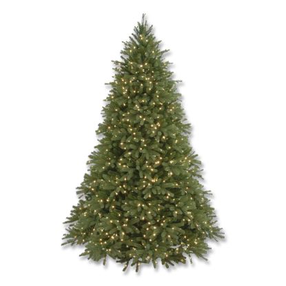 Pre-Lit Grande Fir Pencil Slim Tree, 78" x 78" x 108", Green Tree, Green Tree Stand1