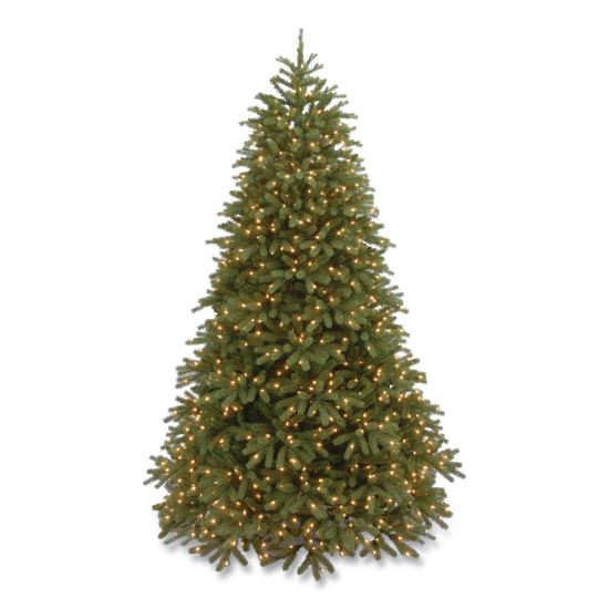 Pre-Lit Jersey Fraser Fir Medium Tree, 56" x 56" x 90", Green Tree, Green Tree Stand1