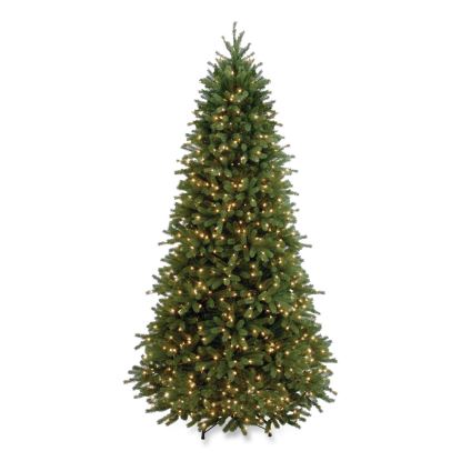 Pre-Lit Jersey Fraser Fir Slim Tree, 43" x 43" x 78", Green Tree, Green Tree Stand1