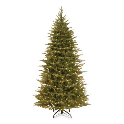 Pre-Lit Nordic Spruce Slim Tree, 44" x 44" x 78", Green Tree, Green Tree Stand1