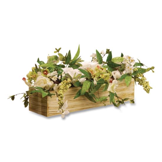 Spring Candleholder Table Decoration, 9" x 22" x 9", Cream1