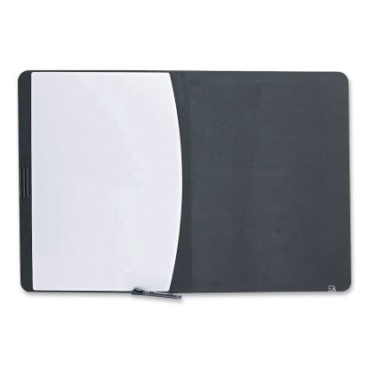 Designer Tack and Write Combination Dry-Erase Whiteboard/Bulletin Board, 35 x 23.5, Black/White Surface, Black Plastic Frame1
