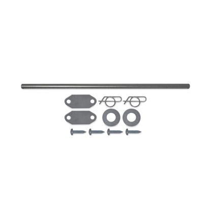 Mega BRUTE Waste Collector Replacement Axle Kit, Silver1