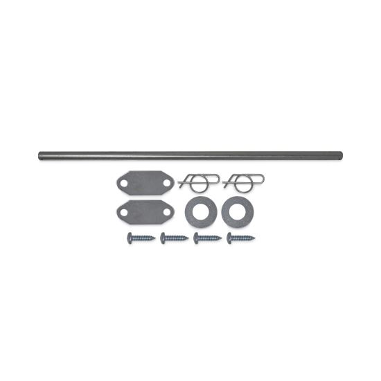 Mega BRUTE Waste Collector Replacement Axle Kit, Silver1
