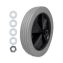 Tilt Truck Wheels, 300 lb Weight Capacity, 12" Wheel, Gray1