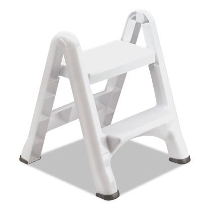 EZ Step 2-Step Folding Stool, 300 lb Capacity, 19.5 x 20.6 x 22.7, White, 3/Carton1