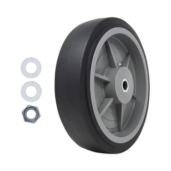 Tilt Truck Wheels, 850 lb Weight Capacity, 12" Wheel, Black1