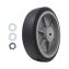 Tilt Truck Wheels, 850 lb Weight Capacity, 12" Wheel, Black1