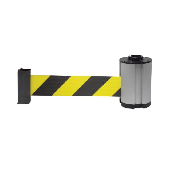 Cone Barricade System Replacement Belt Cassette, 7 ft, Yellow/Black/Silver1