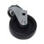 Replacement Bayonet-Stem Swivel Casters, Threaded Stem (0.5" x 1"), 4" Hard Rubber Wheel, Black1