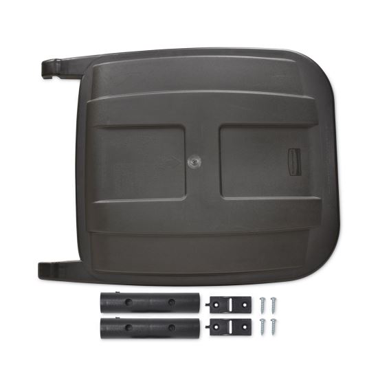 50 Gallon Rollout Container Replacement Lid, 24 x 28.5 x 2.5, Black1