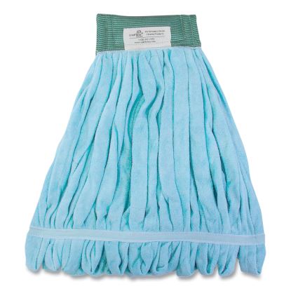 EchoFiber Microfiber Loop Mop, Medium, Split Microfiber, 14 x 14, 5" Headband, Blue1