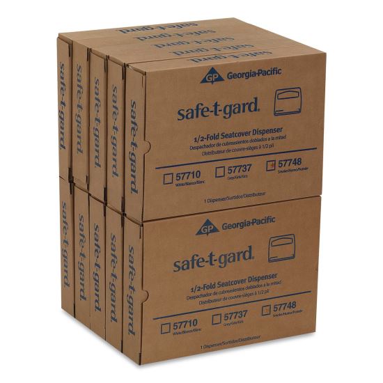Safe-T-Gard Toilet Seat Cover Dispenser, 16.38 x 2.5 x 11.75, Gray, 10/Carton1