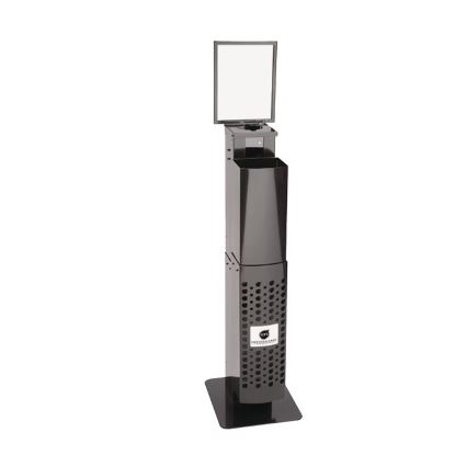 Pop-Up Floorstand, 12 x 14.5 x 51.5, Black1