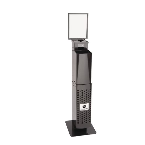 Pop-Up Floorstand, 12 x 14.5 x 51.5, Black1