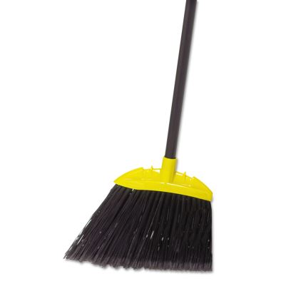 Jumbo Smooth Sweep Angled Broom, 57" Handle, Black/Yellow, 6/Carton1