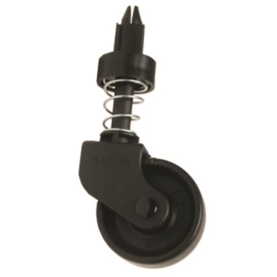 Step Stool Caster, 1.5" Wheel, Black1