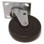 5-Inch Swivel Plate Caster, Black1
