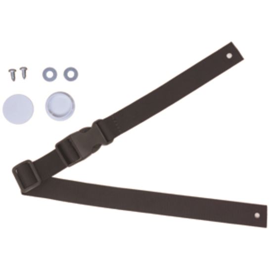 Safety Strap Kit with Hardware for Baby-Changing Station, 3 x 7, Black1