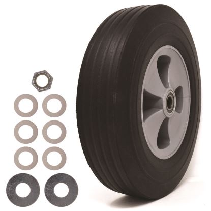 Tilt Truck Wheels, 12" Wheel, Black1