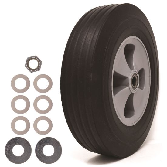 Tilt Truck Wheels, 12" Wheel, Black1
