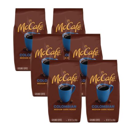 Colombian Ground Coffee, 12 oz Bag, 6/Carton1