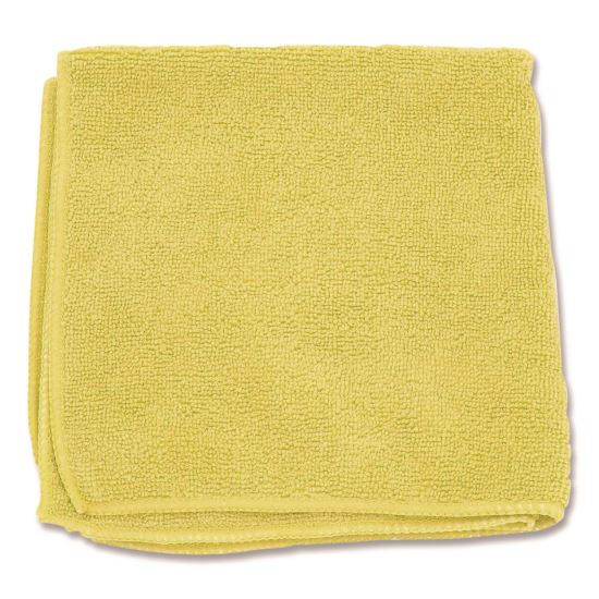 Microfiber Cleaning Cloths, 12 x 12, Yellow, 12/Pack1