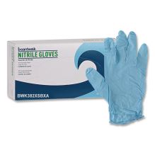 Disposable Examination Nitrile Gloves, Powder-Free, X-Small, 5 mil Thick, 9.5" Long, Blue, 100/Box1