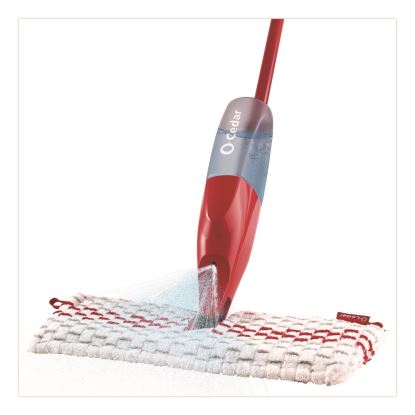 ProMist MAX Spray Mop, Red/White/Gray Microfiber Head, 48" Red/Black/Gray Plastic Handle, 4/Carton1