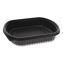 EarthChoice MealMaster Container, 24 oz, 8 x 6.5 x 1.5, Black, Plastic, 252/Carton1