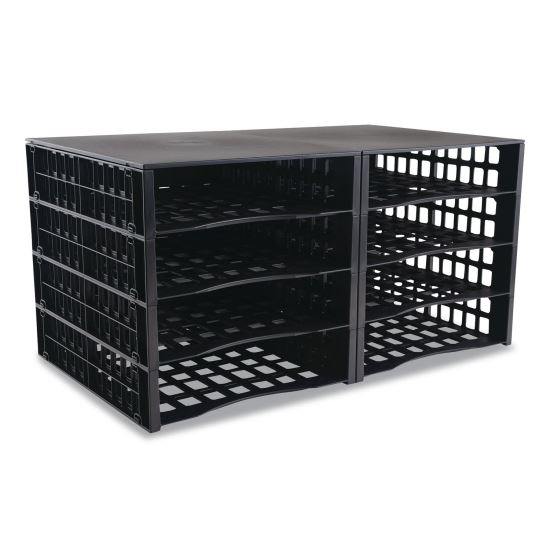 Literature Organizer, 8 Sections, 21 x 12.25, Black1