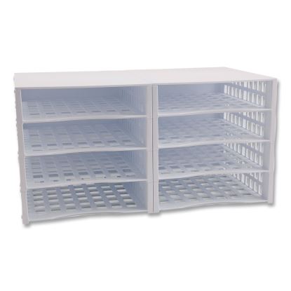 Literature Organizer, 8 Sections, 21 x 12.25, White1