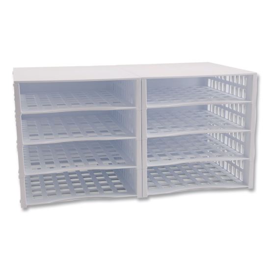 Literature Organizer, 8 Sections, 21 x 12.25, White1