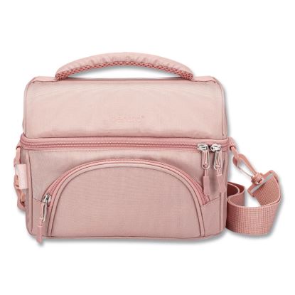Deluxe Insulated Lunch Bag, 8" x 10" x 7.5", Blush Pink1