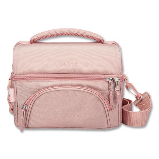 Deluxe Insulated Lunch Bag, 8" x 10" x 7.5", Blush Pink1