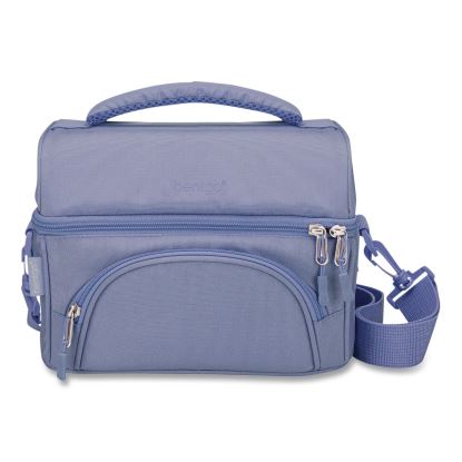 Deluxe Insulated Lunch Bag, 8" x 10" x 7.5", Slate Blue1