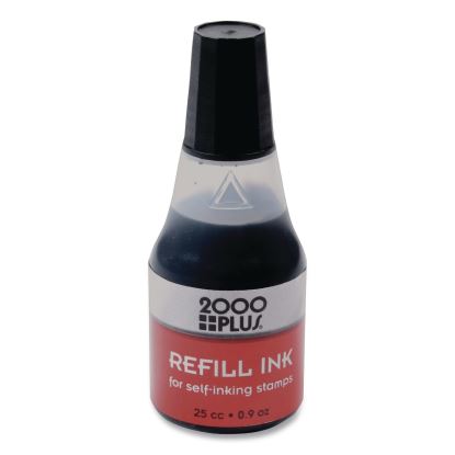 Self-Inking Refill Ink, 0.9 oz. Bottle, Black, 24/Carton1