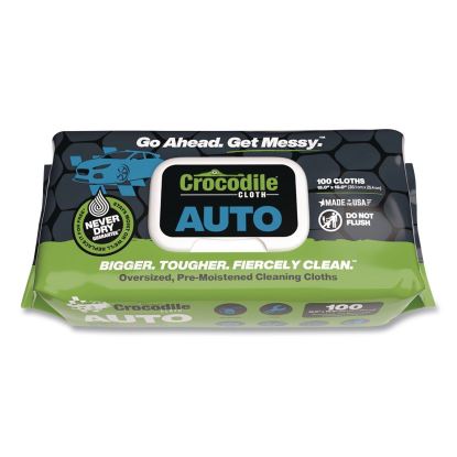 Auto Cleaning Cloths, 10 x 15, White, 100/Pack1