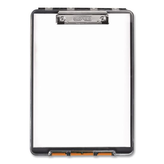 ClearView Clipcase Storage Clipboard, 0.35" Clip Capacity, Holds 8.87 x 12.25 Sheets, Gray/Orange1