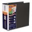 QuickFit D-Ring View Binder, 3 Rings, 4" Capacity, 11.5 x 8, Black1