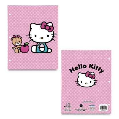 Licensed Two-Pocket Folder, Hello Kitty, Side: 3-Hole Punched, Accommodates (50) 11 x 8.5 Sheets, Multicolor1