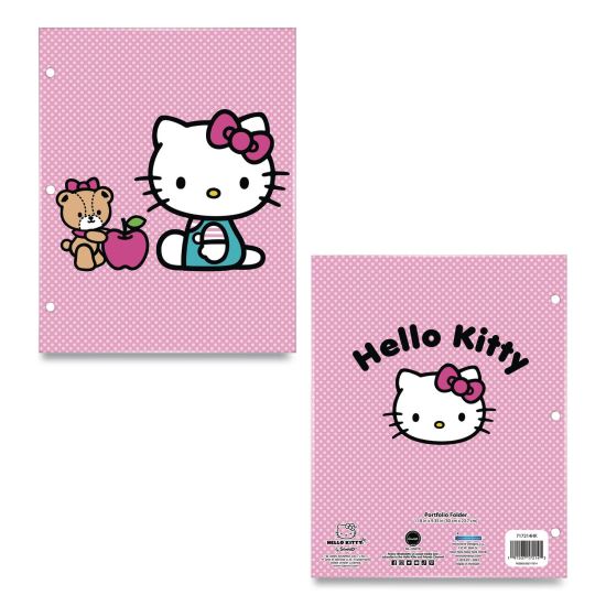 Licensed Two-Pocket Folder, Hello Kitty, Side: 3-Hole Punched, Accommodates (50) 11 x 8.5 Sheets, Multicolor1