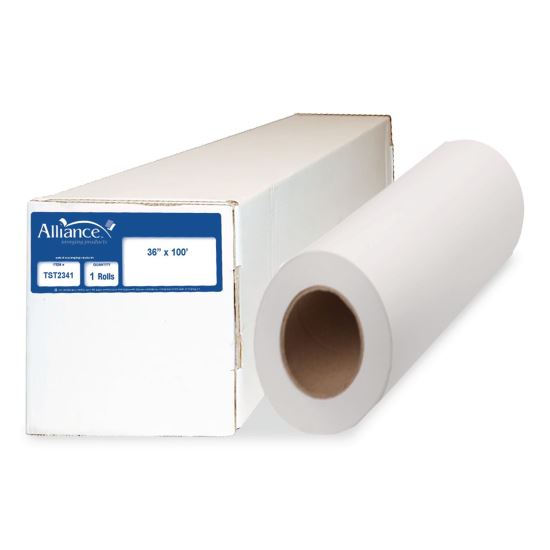 Professional Photo Paper Roll, 8 mil, 36" x 100 ft, Glossy White1