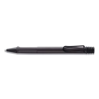 safari Ballpoint Pen, Retractable, Medium, Black Ink, Black Barrel1