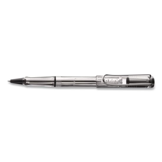 safari Rollerball Pen, Stick, Medium, Black Ink, Vista Transparent/Black Barrel1