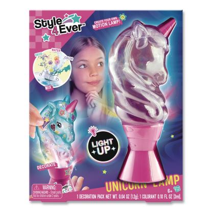 Unicorn Moon Lamp Creator Kit with Beads, Stickers, Colorant, Confetti and Glitter, Ages 8 and Up1