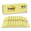 Original Pads in Canary Yellow, Note Ruled, 3" x 3", 100 Sheets/Pad, 18 Pads/Pack1